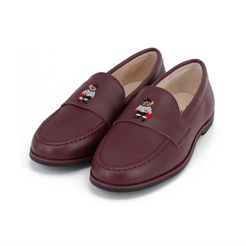 Camille Ecolier Burgundy Leather