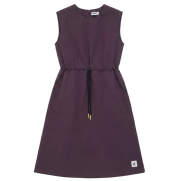 Kix Burgundy Drawstring Waist Dress