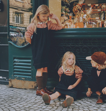 Madeleine Orchard Red Gingham Sweatshirt