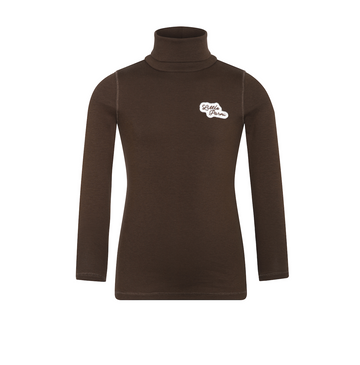 Little Parni Solid Tneck - Brown [K712]