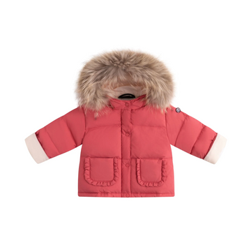 Ellabee Lyane Enfant Fur Down Jacket - Rose 6033