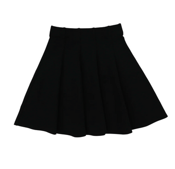 Lil Legs Black Basic Skirts Panel Skirt