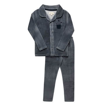 Ely's & Co. Stripe Pajama Set - Blue