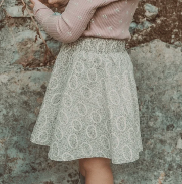 Lovely Littles The Corduroy Skirt - Lila Floral