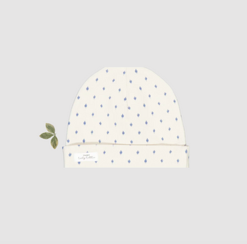 Lovely Littles The Printed Hat - Blue Damask