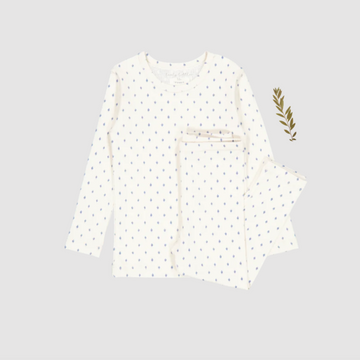 Lovely Littles The Printed Set - Blue Damask