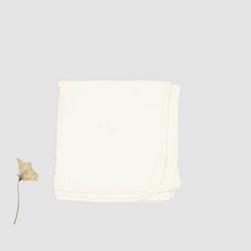 Lovely Littles The Pointelle Blanket - Oatmilk