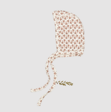 Lovely Littles The Printed Bonnet - Rose Willow