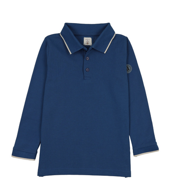 Analogy by Lil Legs Electric Blue Wardrobe Staples Classic Polo