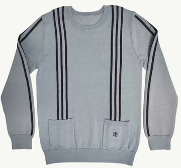 Kipp Luke Pocket Sweater Blue