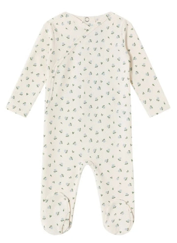 Mini Label Cream Boys Hydrangea Printed Kimono Set