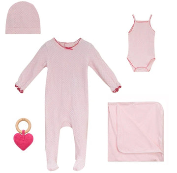 Bubani Pink Polka Dot Take Me Home Set [477W278G]