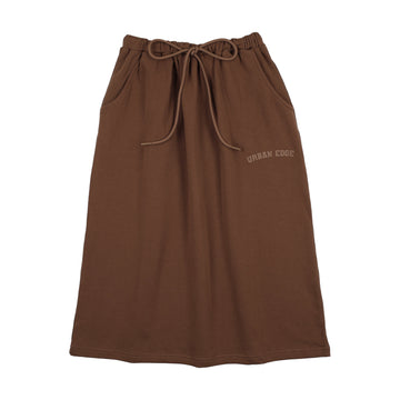 Urban Edge Short Sweatset Sweatskirt Brown