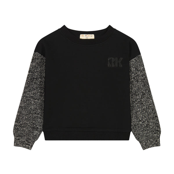 Retrokid Black/Cream Scuba Knit Boys Sweater