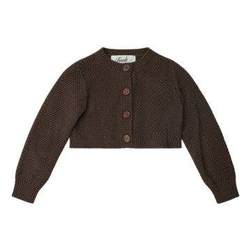 Secolo Single Breasted Knit Cardigan - Camel