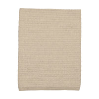 Bee & Dee Oat Soft Cable Knit Blanket