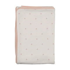 Bee and Dee Soft Dots Chalk White Girls Blanket