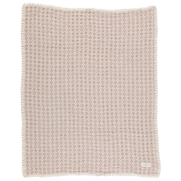 Bebe Organic Crochet Blanket - Taupe Retro Crochet