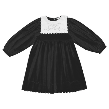 Bebe Organic Evie Special Dress - Midnight Pointelle