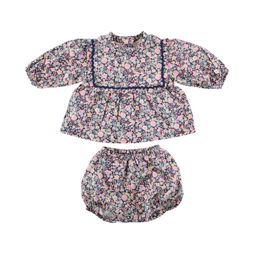 Bebe Organic Juliet Special Baby Set - Navy Sweetness