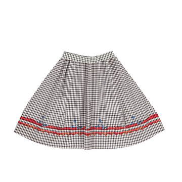 Bebe Organic Petra Special Skirt - Black Check