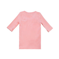 Nounelle Stamp Tee Coral- 3/4 sleeve