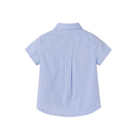 Nounelle Striped Boy Shirt Light Blue