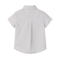Nounelle Striped Boy Shirt Sage
