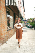 Urban Edge Short Sweatset Sweatskirt Brown