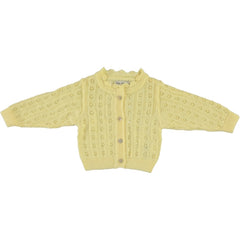 Bebe Organic Butter Yellow Knit Summer Special Sweater