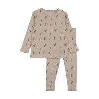 Bee & Dee French Chateau Swan Print Loungewear