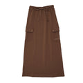 Urban Edge Midi Sweatset Sweatskirt Brown