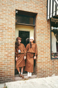 Urban Edge Midi Sweatset Sweatskirt Brown