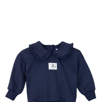 Nou Nelle Sweatshirt with Label Navy