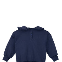 Nou Nelle Sweatshirt with Label Navy