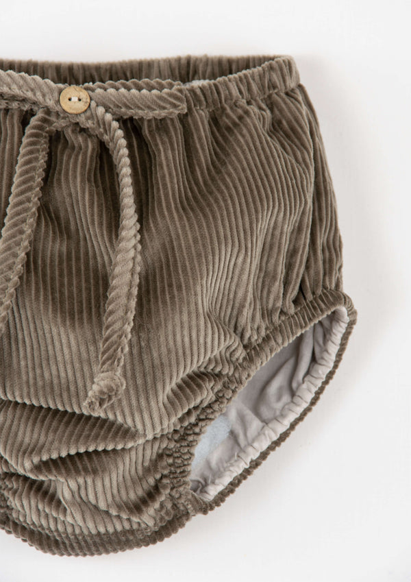 Popelin Taupe Corduroy Culotte (Mod 14.6)