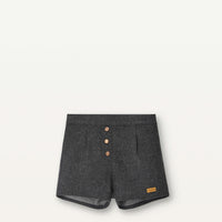 Popelin Grey Woollen Shorts (Mod 15.3)
