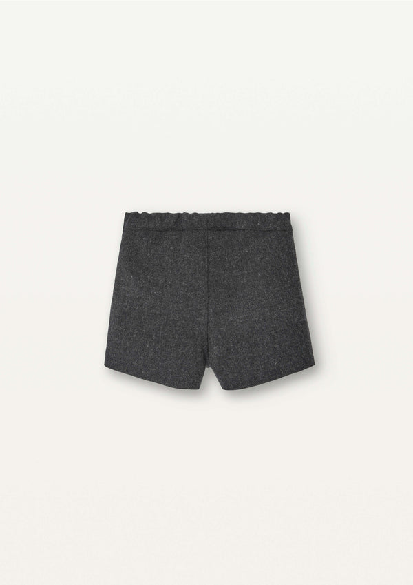 Popelin Grey Woollen Shorts (Mod 15.3)