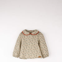 Popelin Floral Print Shirt With Baby Collar (Mod 20.4)