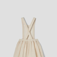 Popelin Off-white short skirt with embroidered bid (Mod.23.1)