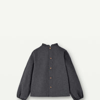 Popelin Grey Shirt With Pleats (Mod 24.2)