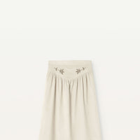 Popelin Off-White Embroidered Midi Skirt (Mod 31.2)