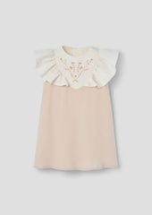 Noppies G Dress LS Reitz Vestito Bambina Con Stampa Pantera, Maniche Lunghe E Elastico In Vita - 4