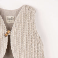 Popelin Sand Woollen Mini Waistcoat (Mod 50.1)