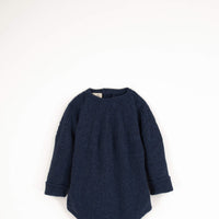 Popelin Blue Textured Knit Romper Suit (Mod 11.3)