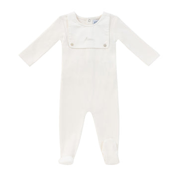 Kipp Baby White Bib Romper