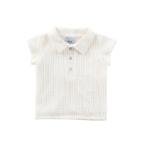 Kipp White Crochet Shirt