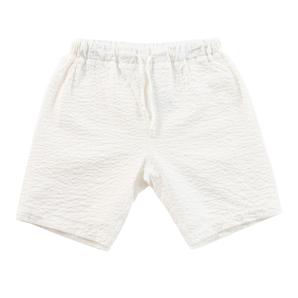 Kipp White Seersucker Shorts
