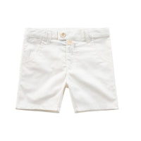 Kipp Off White Cotton Shorts