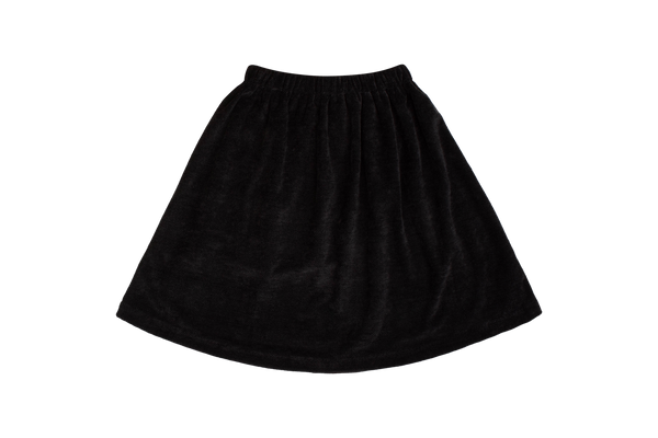 Kipp Chenille Circle Skirt Black